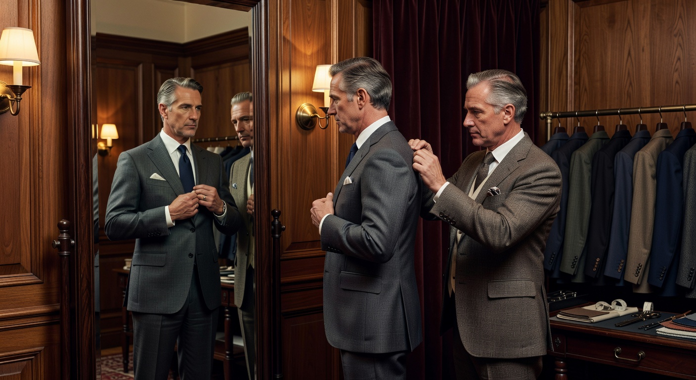 tailored suit fitting